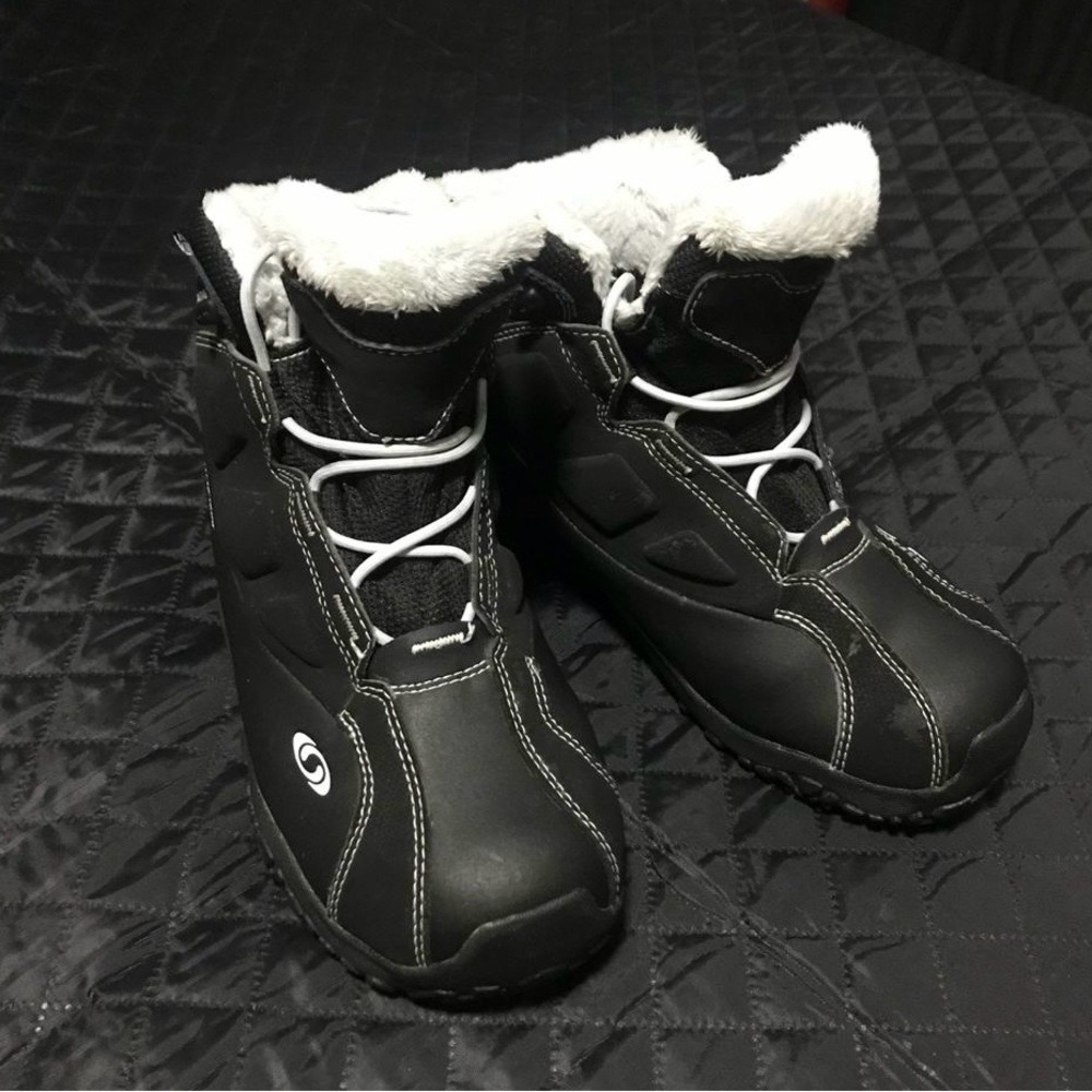 Salomon Black Waterproof Winter Boots - Picture 4 of 7